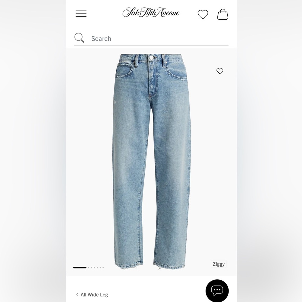 Frame
Le Jane Mid-Rise Wide-Leg Jeans - Picture 2 of 8